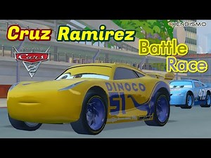 Cruz Ramirez Driven To Win Mod - Battle Race - Buckingham Sprint - Cars 2 The Video Game HD