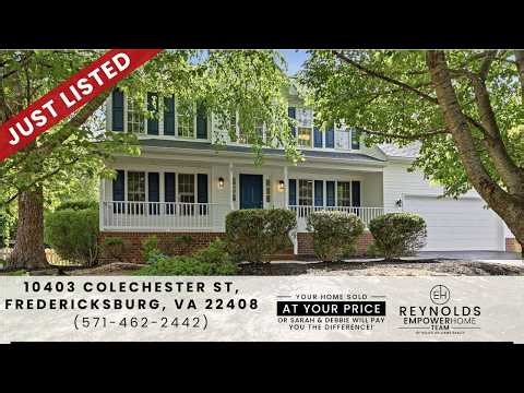 10403 Colechester St | Luxury Kitchen + Screened Porch | Home for Sale in Fredericksburg VA
