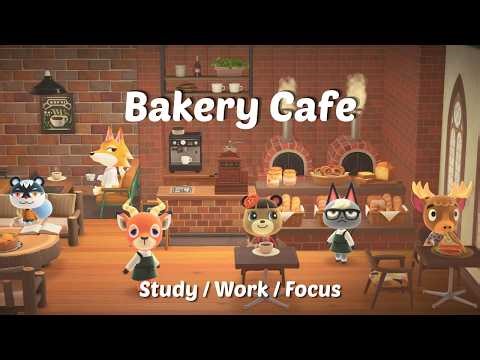 Bakery Cafe 🍞 Animal Crossing Ambience | Cozy Jazz Lofi for Study, Work & Focus (3 Hours)