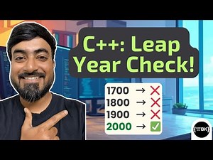 C++ Program – Check Leap Year