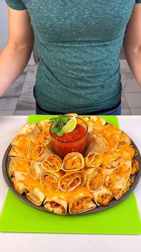 The Best Party Appetizer Ever Rachel makes a beautiful party appetizer with mexican flavors | Anyone Can Cook