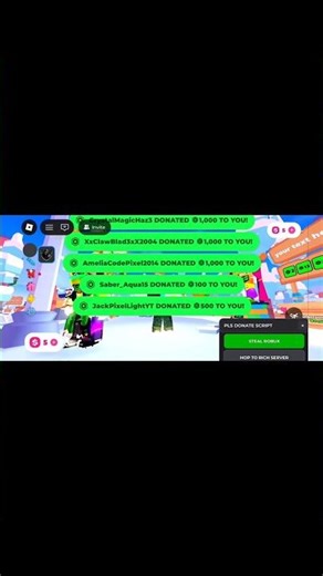 Best Please Donate 🤯 Roblox Infinte Robux Script 100% Working Delta #robux #roblox #pleasedonate