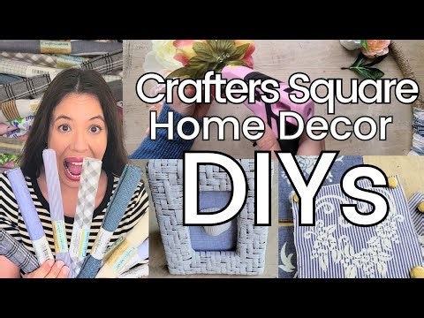 Crafter's Square Dollar Tree / Unbelievable DIYs Using Just Dollar Tree Crafters Squares!