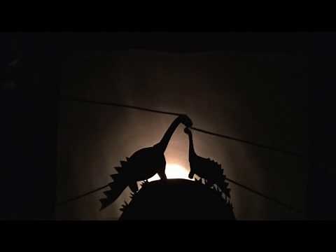 How to make Dinosaur Shadow Puppets | fun and easy craft idea for kids