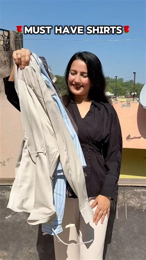 Must have shirts🫶🥰 #shirts #shirt #casualshirt #formalshirt #affordable #fancywear #womenfashion