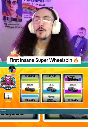 First Insane Super Wheelspin on Forza Horizon 6 whilst doing the skill points method 🔥😩 #forzahorizon6 #fh6 #forza #forzahorizon #wheelspin