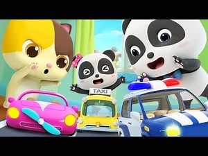 Toy Car Race | Police Car, Fire Truck, Ambulance | Nursery Rhymes | Kids Songs | BabyBus