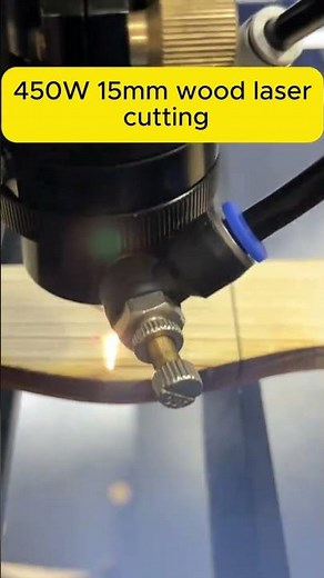 450W 15mm wood laser cutting Co2 laser cutting machine