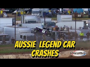 #speedway Aussie legend Car crashes