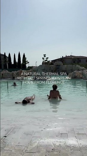 This Natural Thermal Spa in Italy is Only an Hour from Florence
