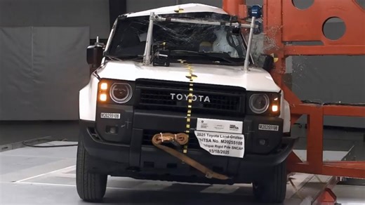 2025 Toyota Land Cruiser im Crashtest So sicher ist das SUV wirklich