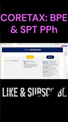 CORETAX : BUKTI POTONG DAN SPT MASA PPH UNIFIKASI
