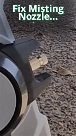 Fix The Nozzles On A Misting Fan Using The Ego 25cm 10 Inch Fan...