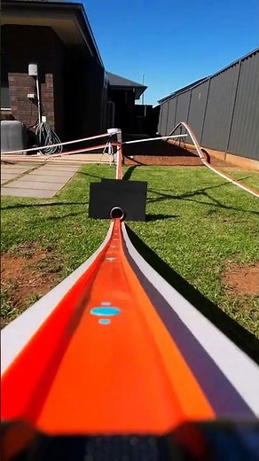 Hot Wheels MEGA Backyard Track! #pov #hotwheels #hotwheelstracks