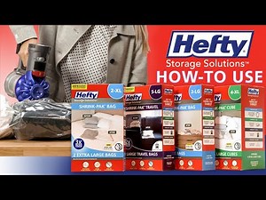 Hefty® Shrink-Pak® Compression Bags - Product Video
