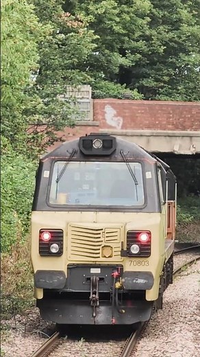 Colas Rail Class 70 Train at Seaton Delaval Railway Station