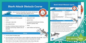 Shark Attack Obstacle Course