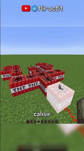 How to make a heart using a TNT explosion in Minecraft?! ⛏🧿