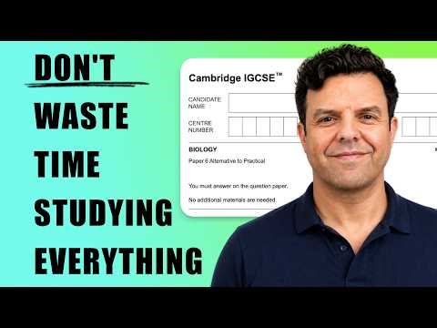 Revise these exact topics for the Paper 6 IGCSE biology exam in 2026