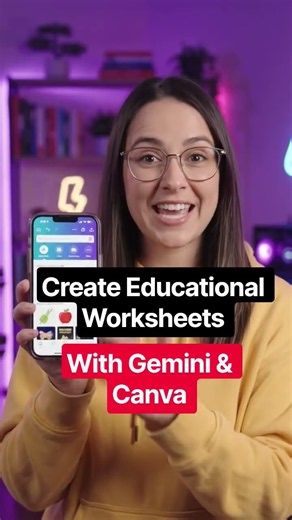 How to Create Educational Worksheets with AI + Canva! 🤖🎨 #Shorts