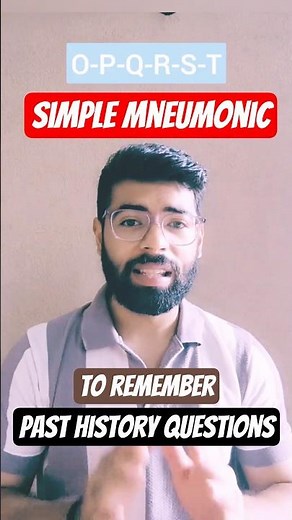 Pain Assessment in just 1 Minute | OPQRST History Taking Mnemonic Explained