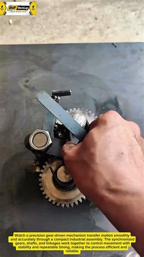 Precision Gear Mechanism in Action | Smart Industrial Automation