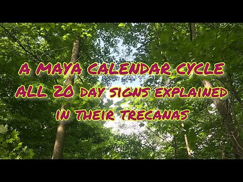 ALL 20 MAYAN CALENDAR DAY SIGNS EXPLAINED IN THEIR TRECANAS (A FULL TZOLKIN CYCLE)