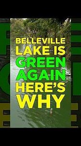 Why does Belleville Lake turn green?