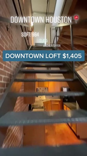 Spacious 2-Story Downtown Loft with Washer and Dryer in Houston