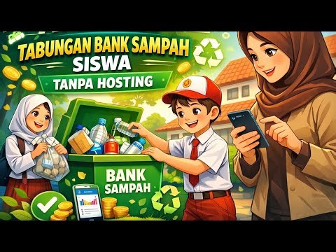 🔥 Gak Nyangka! Google Sheet Bisa Jadi Aplikasi Bank Sampah Digital (Gratis Tanpa Hosting)