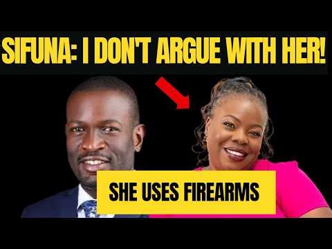 I Don't Argue With Her" – Edwin Sifuna Reveals Wife Uses Firearms. Working With Ruto's Government?