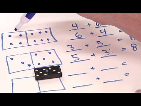 Using Dominoes for Addition Math Properties | Adding with Dominoes - Addends and Sum