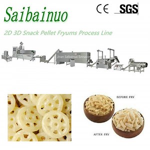 [Hot Item] Frying Potato Snacks Pellet Chips Machine