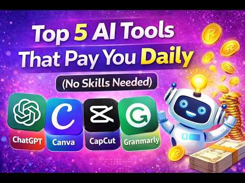 "Top 5 Ai Tools that pay you daily"