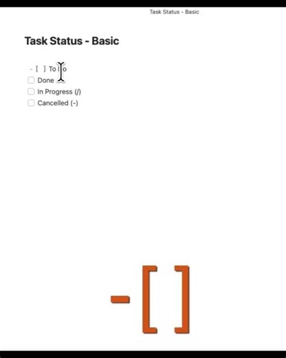 Creating a task in Obsidian