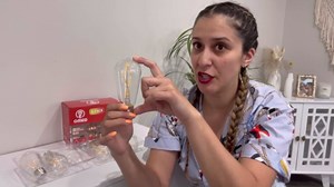 OMED Dimmable E26 LED Edison Bulb 60 watt, Clear Glass 2700k Soft White Vintage Light Bulbs, Cross LED Filament Retro Edison Bulbs for Ceiling Fan, Porch,Bathroom, Farmhouse Light Bulbs 6 Pack