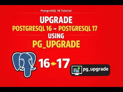 Upgrade PostgreSQL 16 → PostgreSQL 17 Using pg_upgrade on Ubuntu #postgresql #database #upgrade