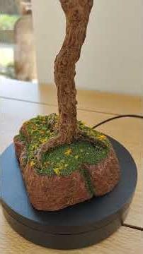 Just another miniature wargaming tree, wire, hot glue, foil armature.