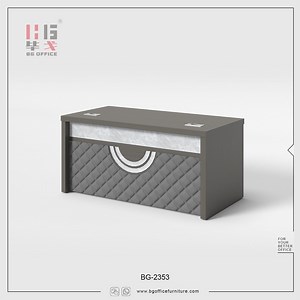 [Hot Item] Wholesale Office Furniture Melamine High-Grade Table Simple PU Office Desk for Executive/Manager