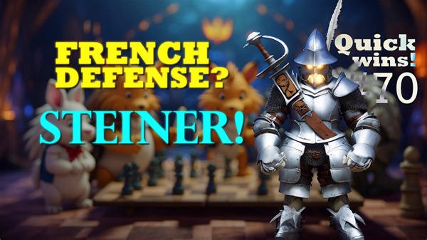 French Defense | DESTROYED with Steiner, Orthoschnapp Gambit! ⚡ Quick Wins #70