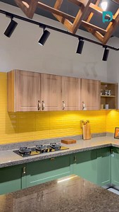 Looking for smart, stylish and space-saving kitchen storage? Uplift cabinets are the ultimate upgrade for modern modular kitchens. Designed for smooth upward lifting, easy access and clutter-free organization, uplift cabinets add both function and luxury to your kitchen interiors. Ready to design your dream home? Book a free design consultation with our expert designers. [Kitchen interior design ideas, Modular kitchen designs, Modern kitchen design ideas, kitchen storage, Space saving kitchen de