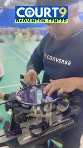 Now at Court 9: Badminton racket stringing! Get custom tension options and quality service at affordable rates. Keep your racket game-ready and perform your best! | Court 9 Badminton Center