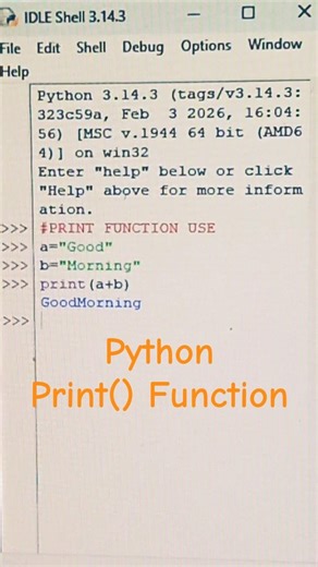 Print Function Use Python Programm | #python #pythonprogramming #print