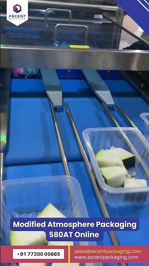 Modified Atmosphere Packaging ( MAP ) Machine #ascentpackagingsystem #industrialpackaging