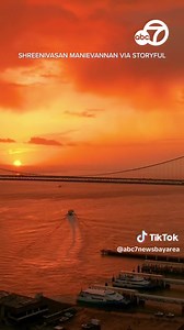 1.1K views · 29 reactions | Timelapse footage captured by a drone shows stormy skies over San Francisco as the sun went down on Monday and Tuesday. https://abc7ne.ws/2Lu50ZT | ABC7 News | Facebook