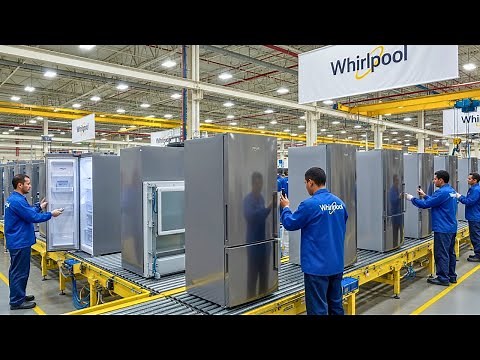 FULL PROCESS | Inside the Whirlpool Refrigerator Factory: How Millions of Fridges Are Made Every Day