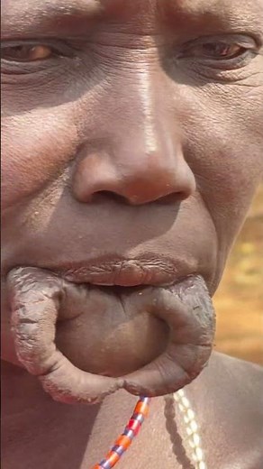 Mursi tribe woman Omo valley Ethiopia #short #ethiopia #omovalley #omoregiontours #omoriver #mursi