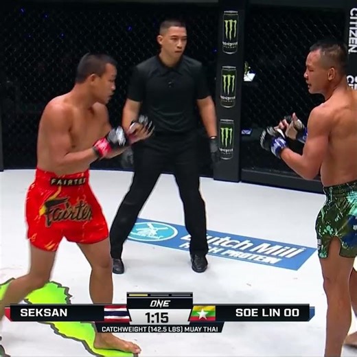 Seksan wobbles "The Man of Steel"! 😲