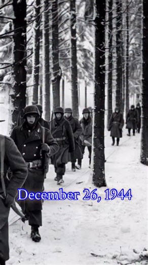 December 26, 1944 #bastogne #ww2 #ww2history #greatestgeneration | Walk Among Heroes