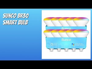REVIEW (2025): Sunco BR30 Smart Bulb. Features